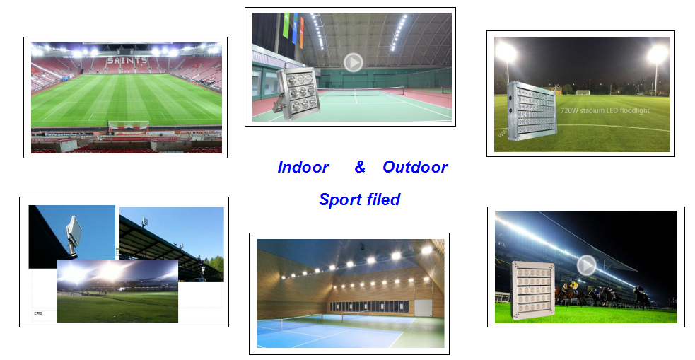 super bright outdoor 2000w led stadium spotlight for stadium lighting