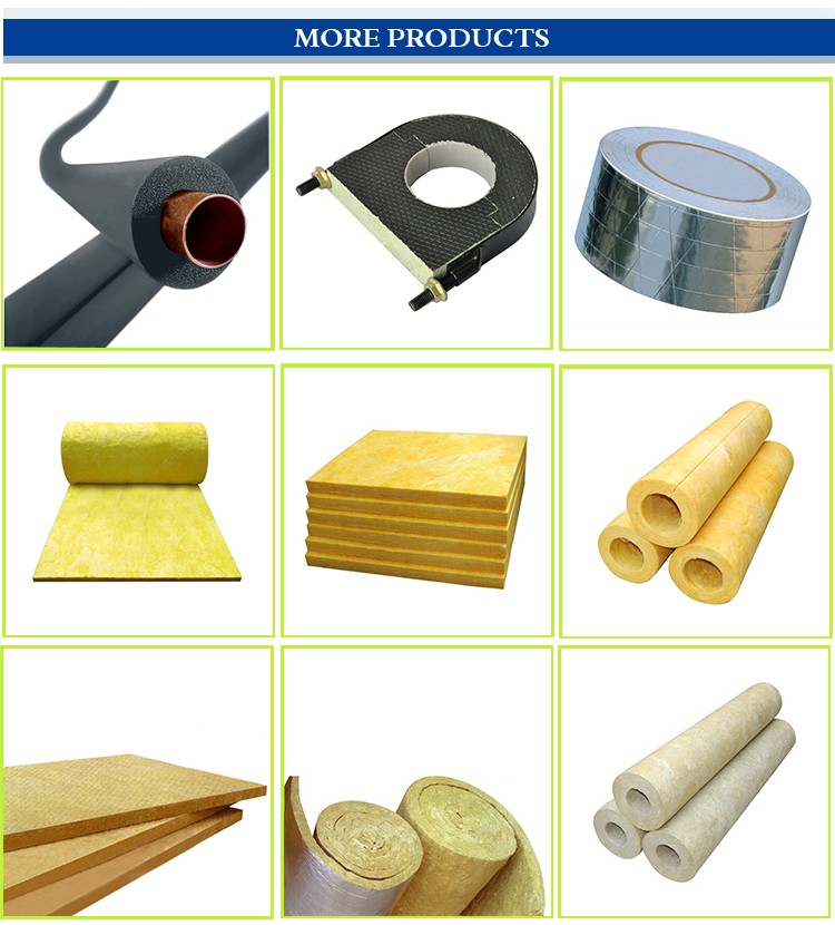 fiber fireproof thermal insulation soundproof rock wool Pipe of acoustic material tube