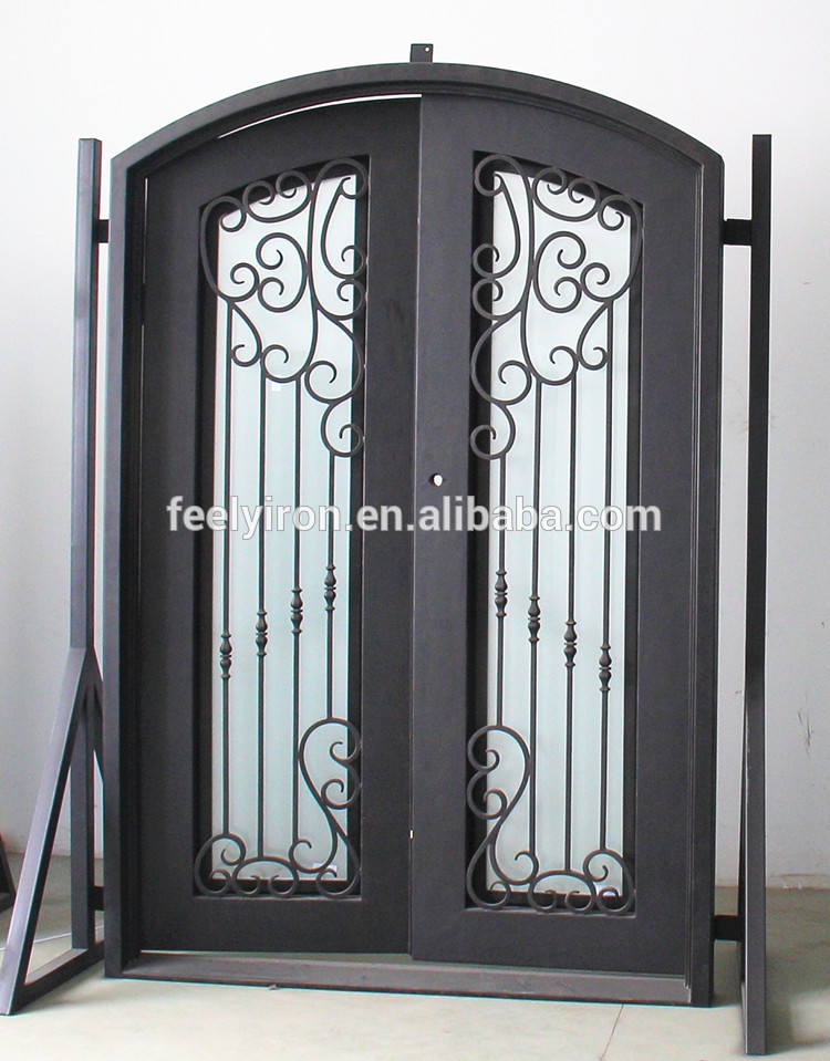 Beautiful wrought iron door FD-502