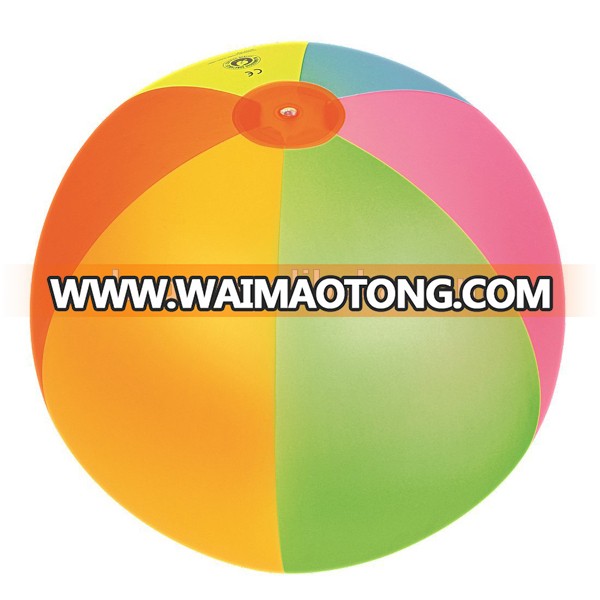 42 inch Inflatable Glossy Big Panel Colorful Giant Beach Ball