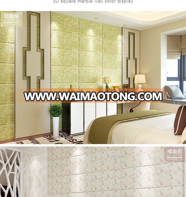 3D PE foam wallpaper for home decoration