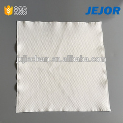 2009dle laser cut double knitted polyester LCD cleanroom wiper cleaning cloth for camera lens