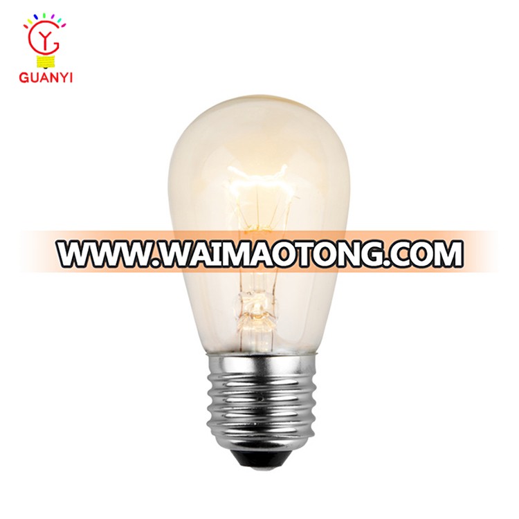 S14 Bistro Decoration Clear Replacement Incandescent Bulb