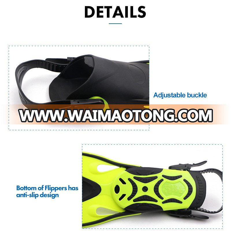 Amazon Hot Sale Open Heel Adjustable Water Sports Swimming snorkeling Diving fins