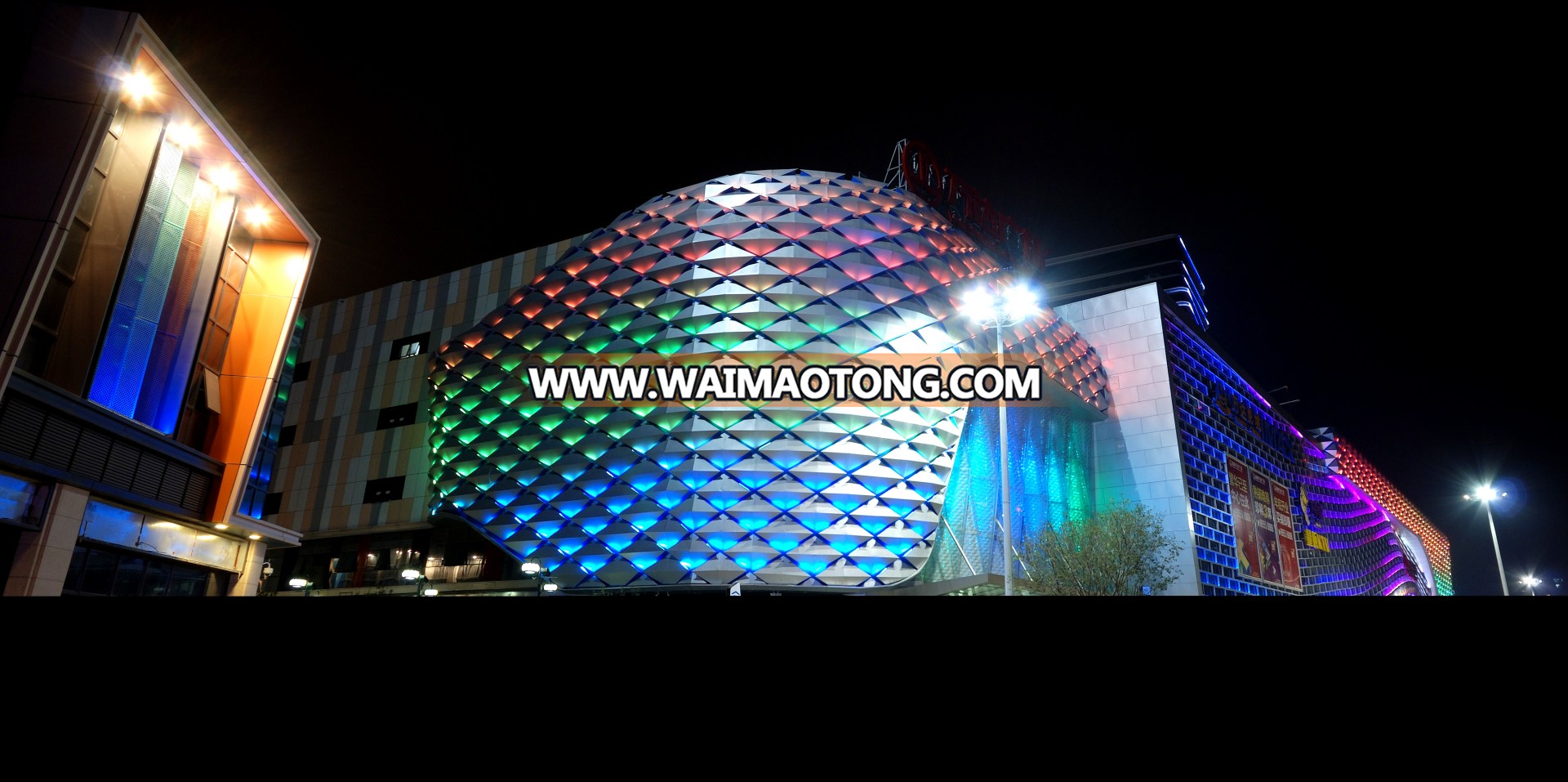 72W ip65 Aluminum RGB color transforming outdoor led wall washer with DMX control