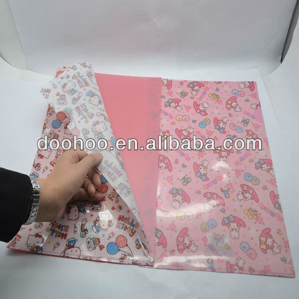 eco-friendly pp document 3D lenticular color box for printing