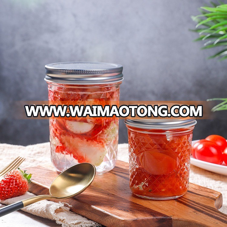 Wide Mouth Round Mason Jar Glass Wholesale