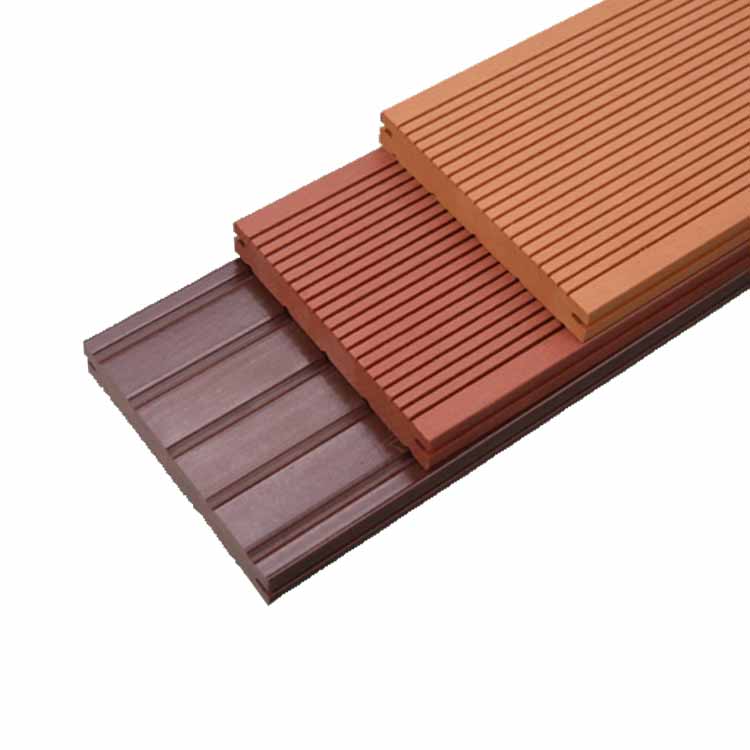 Swimming pool waterproof and anti- slip wpc solid decking