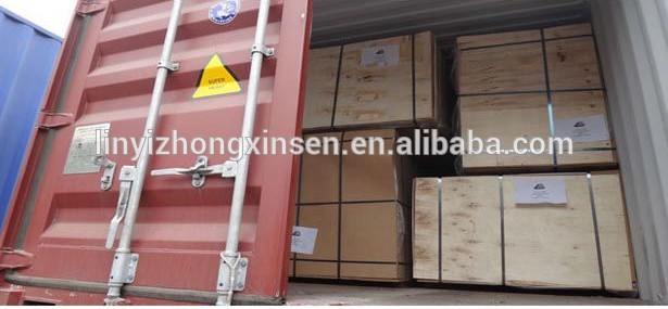 Linyi Melamine plywood factory/Melamine plywood/melamine mdf board