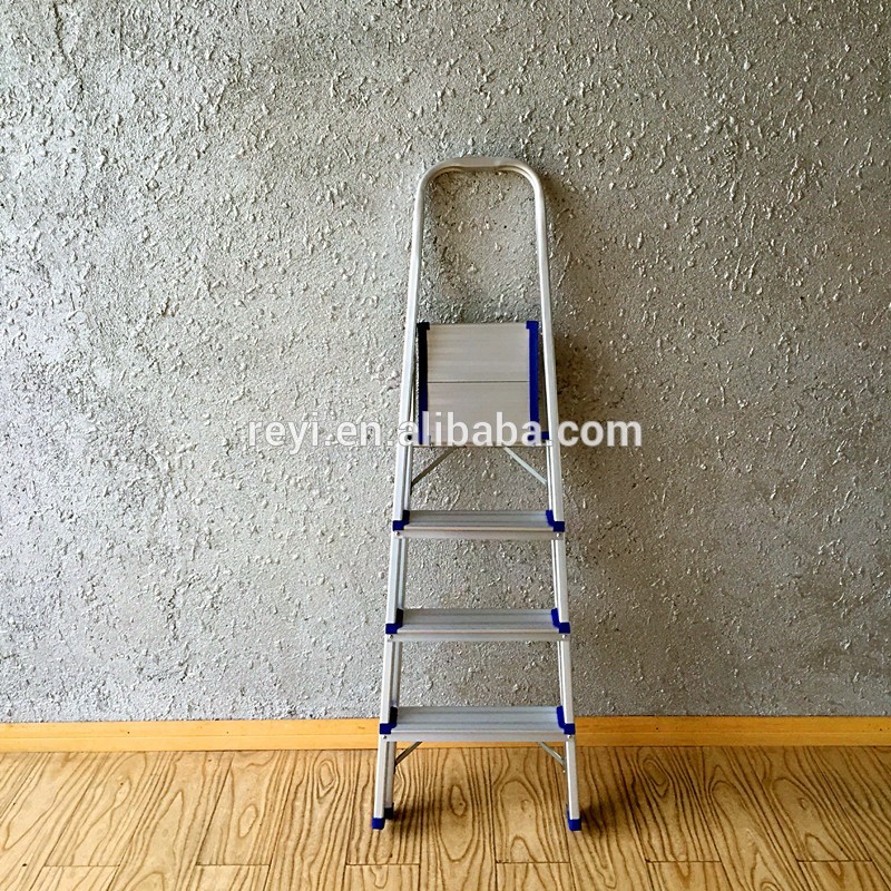 4 steps folding aluminum ladder