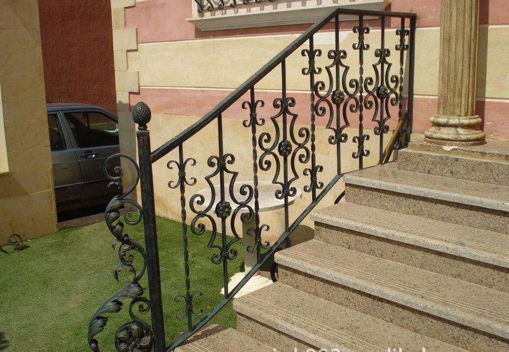 forged steel balustrade stairs