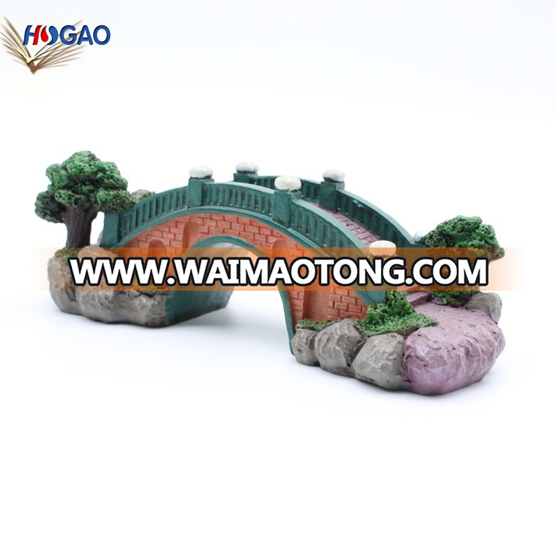 2019 creative decoration craft resin Chinese style bridge model