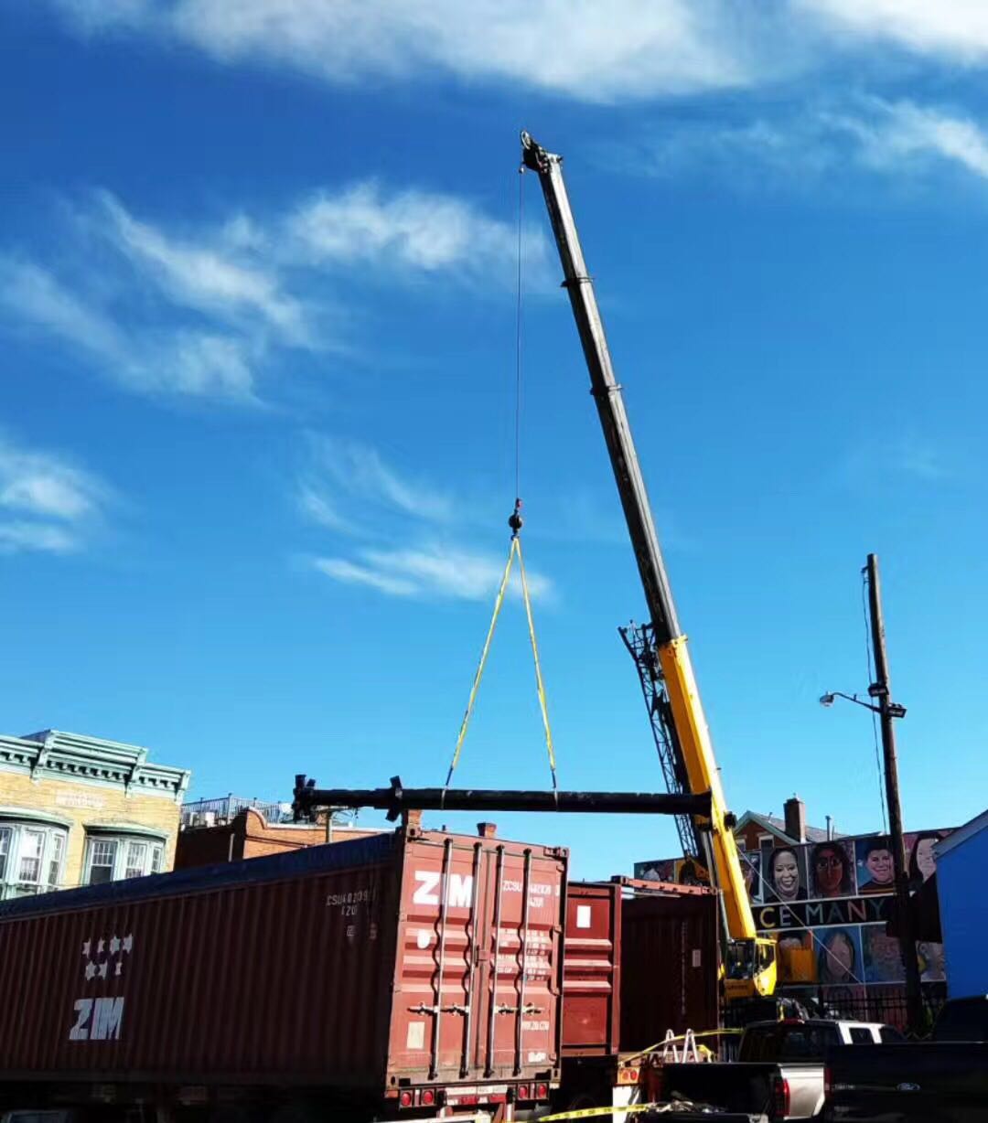 Steel columns prefab theater, Heavy H beam prefab Infrastructure public building