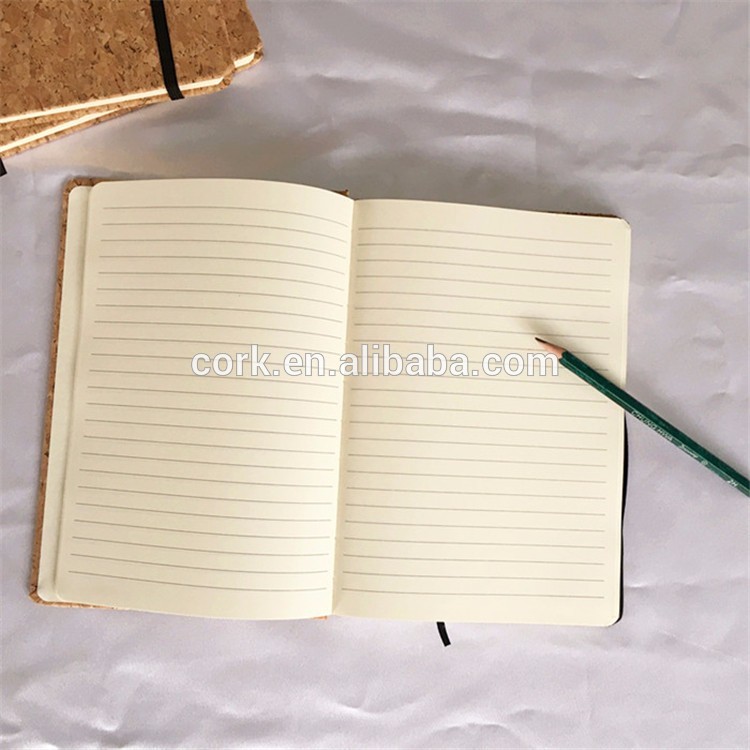 Gift Present Natural Cork Leather Notebook