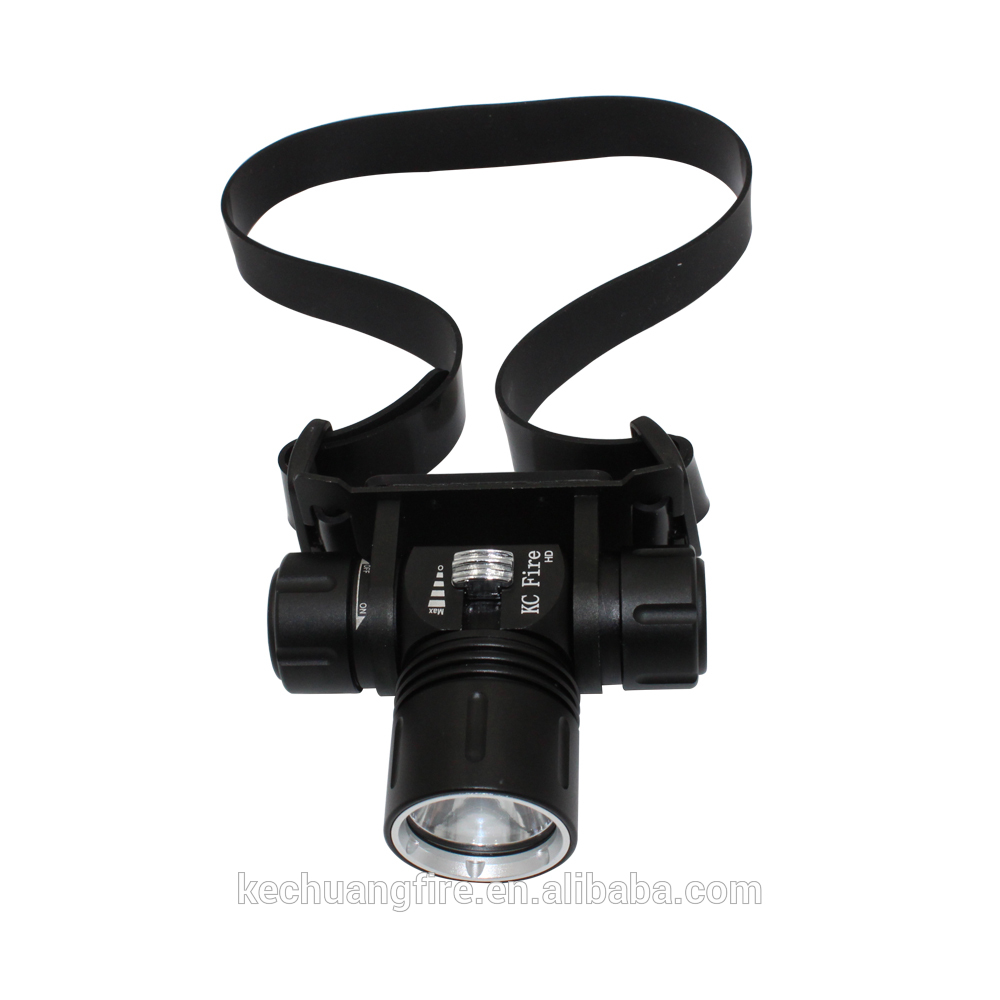 Kechuang fire 1200 Lumens Diving Headlight Led Flashlight Waterproof Headlamp Underwater led headlight with XM-L2 LED