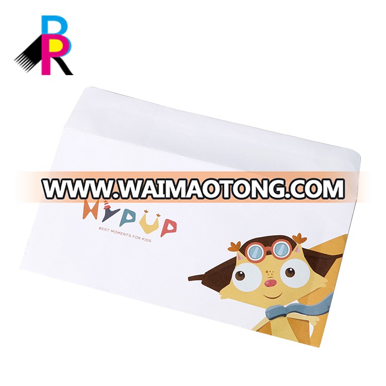 China classical color art paper printing custom durable tissue-lined envelope