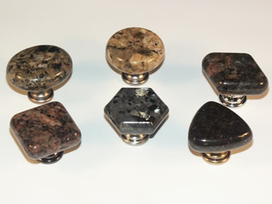 Multi Color Natural stone granite cabinet pull handles Drawer Dresser Wardrobe door knobs