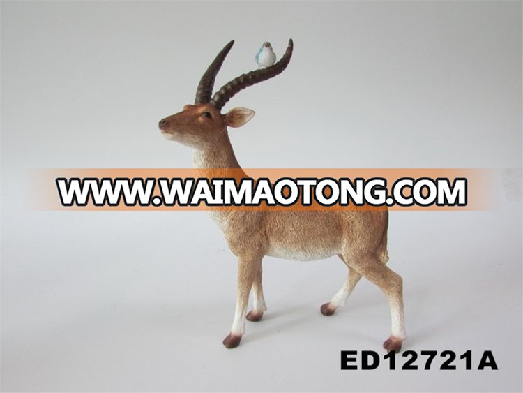 ED12721 Wholesale Christmas Table Centerpieces Product Decoration Item Supplies Polyresin Christmas Reindeer Deer Figurine