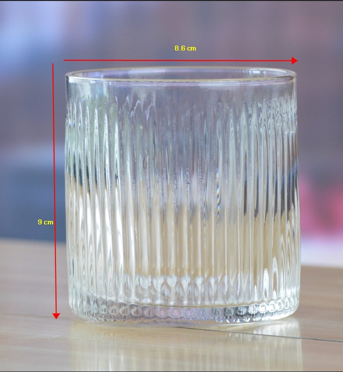 cylinder glass holder jar for candle