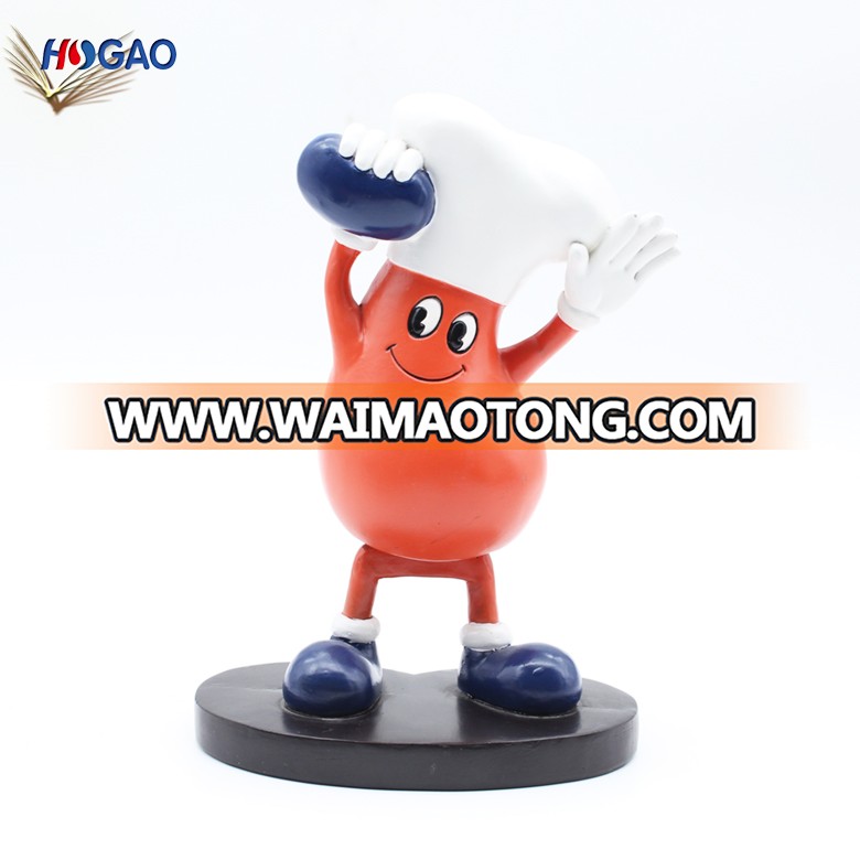 2019 China wholesale handmade resin cute chef figurines statue