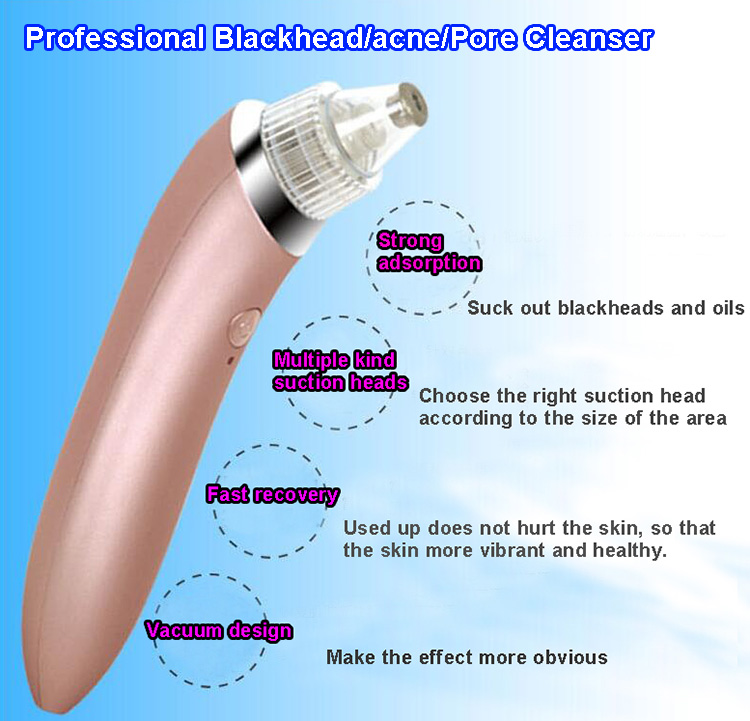 Professional Skin peeling Microdermabrasion home use beauty device vacuum blackhead remover