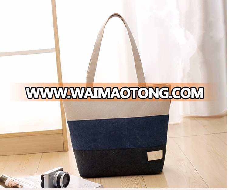 Cheap fashion beach bag canvas bag