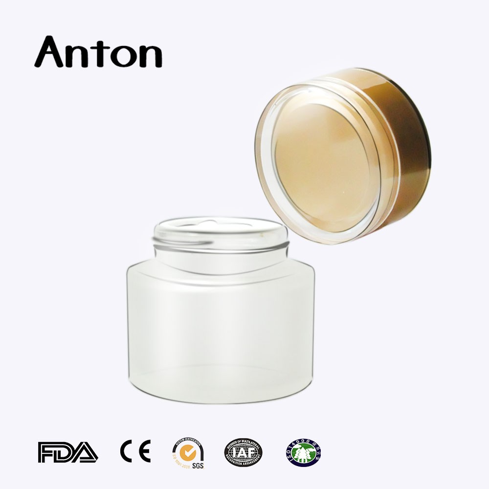 15ml Wholesale Cream jar amber glass cream jar high quality cream glass bottles