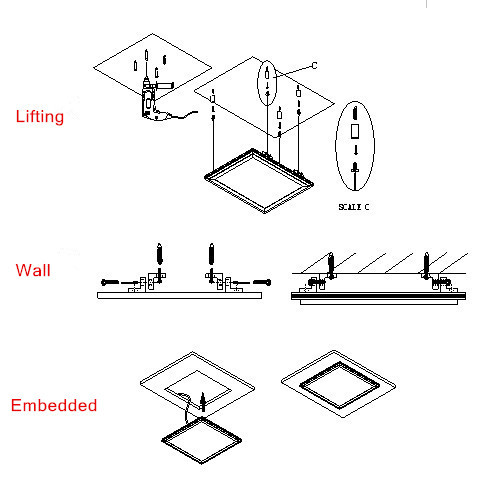 LED Panel Light 600x600mm High quality