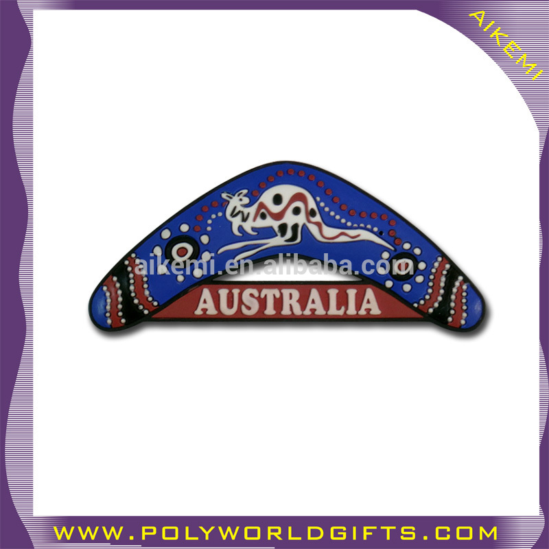 3D Australia Soft PVC Fridge Magnet, Rubber Souvenir Fridge Magnet,pvc magnet with innovation design