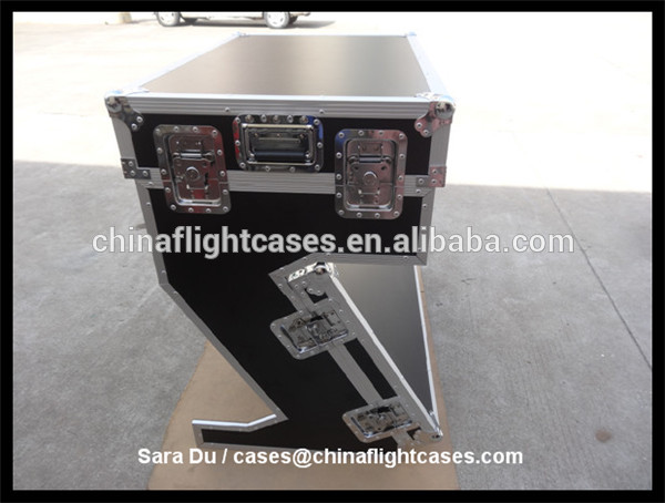 Flight Case Furniture - Foldout DJ Stand 1300mm W x 600mm D x 950 mm H