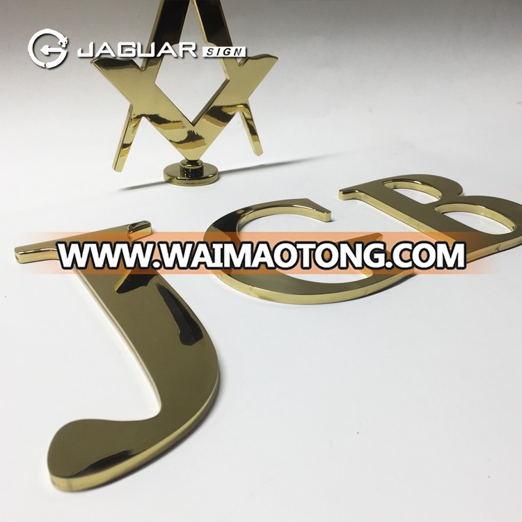 Factory Customized Decorative Corrosion Vintage Small Metal Alphabet Letters