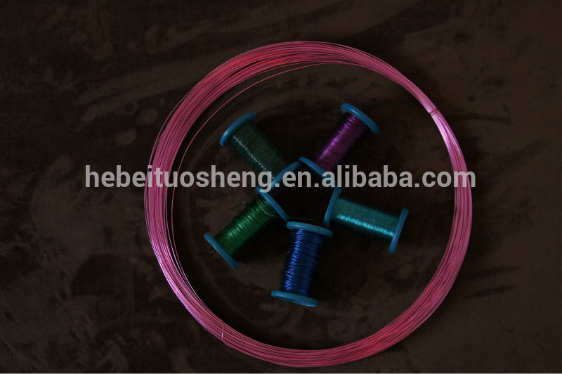 2mm craft color aluminum wire,aluminum colored wires,Coated aluminum wire