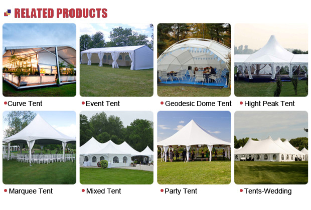 Cheap 30m big curve shape party wedding tent