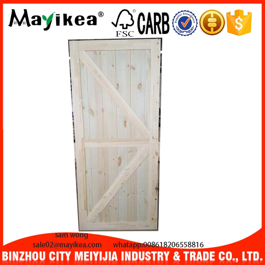 interior solid pine door / barn door