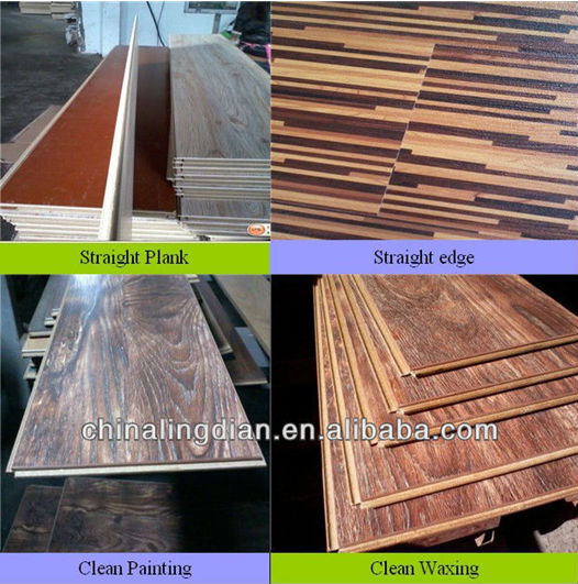 Popular Easy Installed Different Click System Laminate Flooring