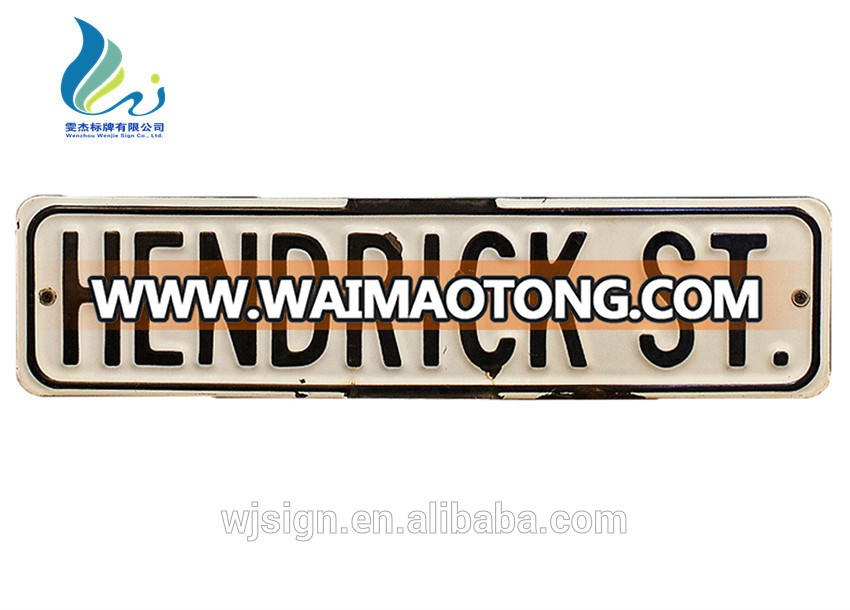 Top Quality China Reflective Logo Embossed Custom Metal Aluminum Car Plate