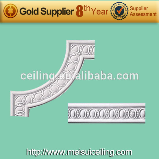 Manufacturer fireproof home decorative ceiling cornice/gypsum cornice