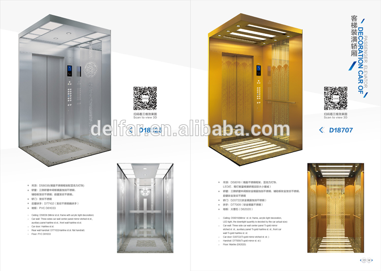 Human-centered design large door openning bed elevator