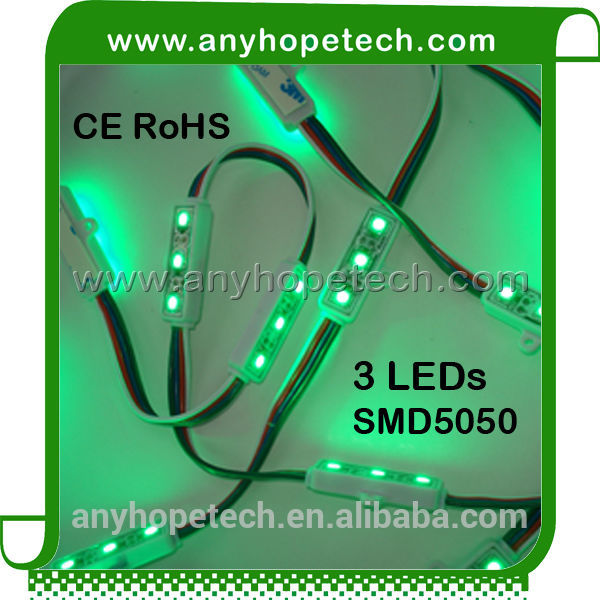 Factory Selling 12V dream color 3 RGB LED SMD5050 Modules from China manufacture