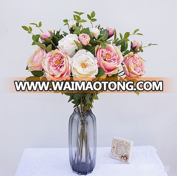 Best selling silk artificial rose flower for wedding