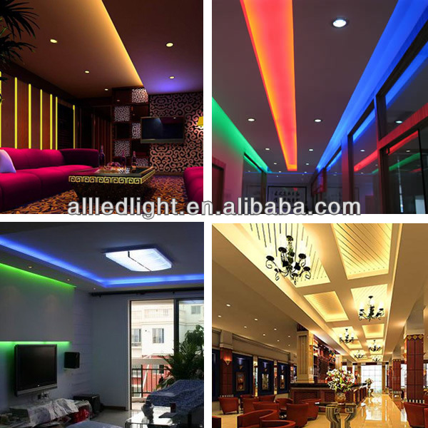 SMD 5050  RGB LED Strip Lihgt Waterproof Flexible Tape DC12V 5M 300LED+ 3A Power Supply + 24 Key Remote Control