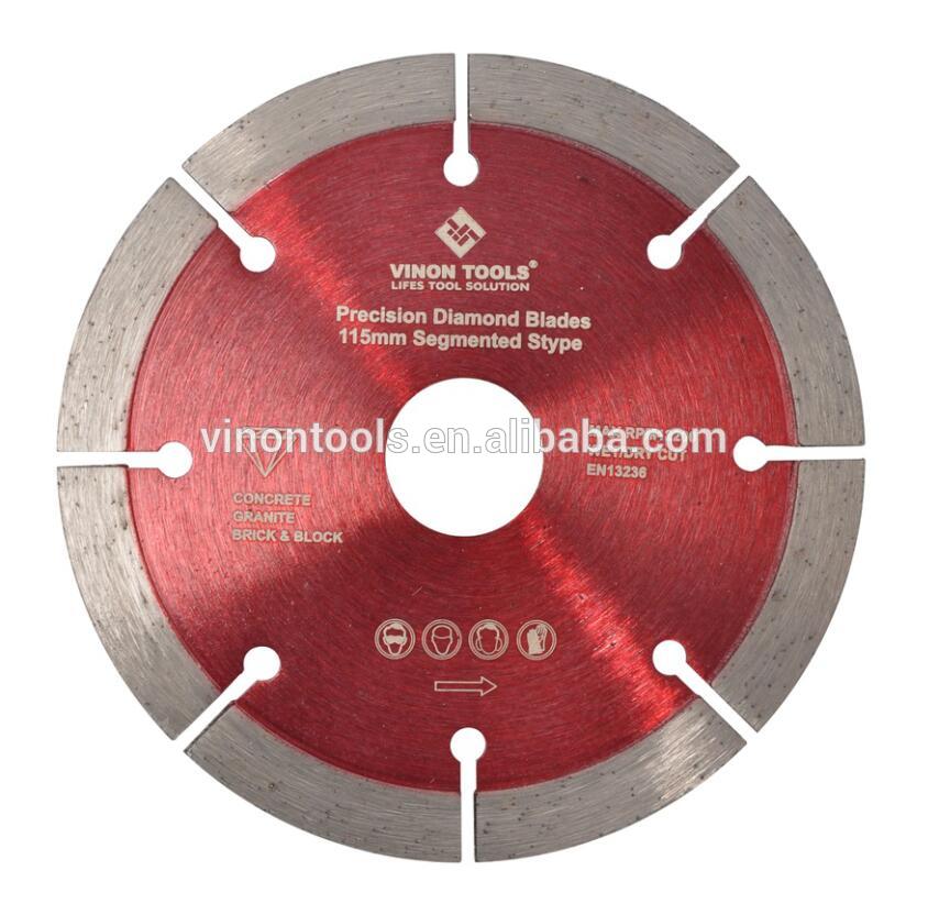 Turbo Segment Ultra Hard Materials Diamond Cutting Disc for Angle Grinder