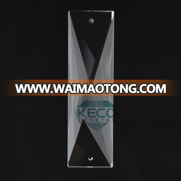 K9 crystal triangular prism, keco crystal is work on good quality chandelier parts in China