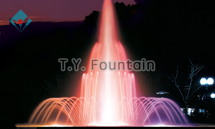 garden mini battery operated music dancing fountain