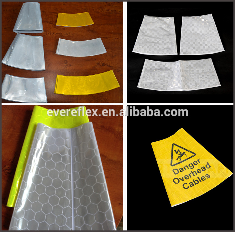 PVC Prismatic Reflective Traffic Cone Sleeve for Safety