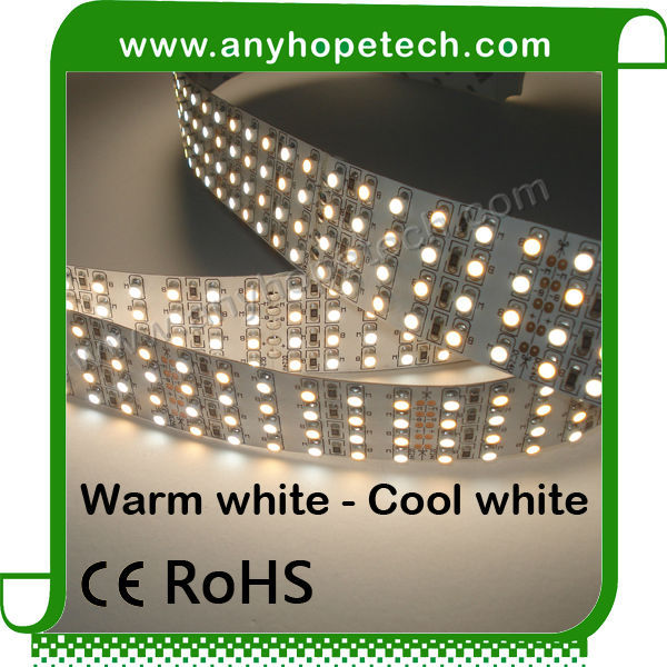 New arrival custom design quad row double color flexible led light strip diffuser