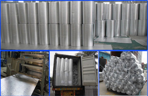 Aluminum Foil Air Bubble Insulation/Thermal Insulation/Aluminum Foil Fiberglass Insulation Fabric