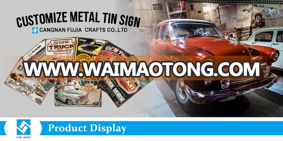 High Quality Custom Retro Metal Sign For Decoration