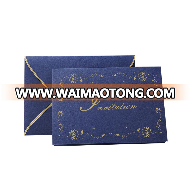 High quality luxury card-stock wedding paper envelope printing