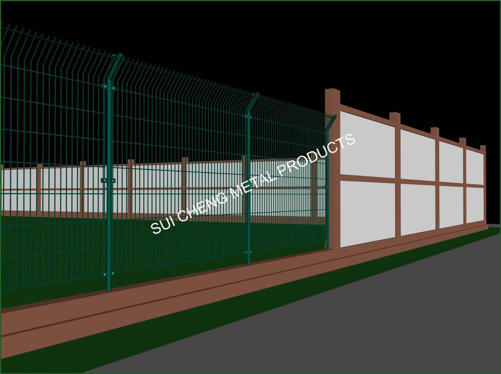 cheap outdoor garden fence/double side fence /cheap fence supply(Guangzhou Factory)